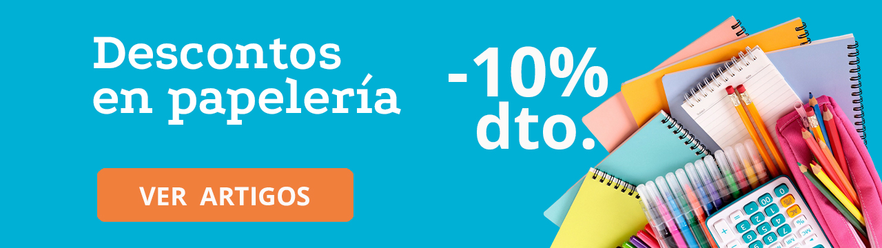 Descuentos papelería por toda la web