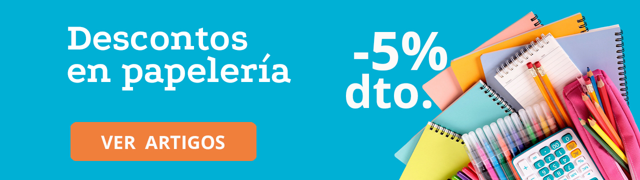 Descuentos papelería por toda la web